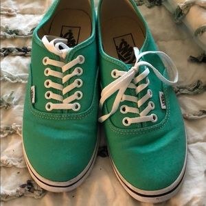 LiKe NEW Turquoise or teal VANS Sneakers.